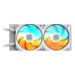 Enfriamiento Líquido Gigabyte GAMING 240 ICE 2x120mm hasta 2200RPM Blanco 1851 1700 115X 1200 AM5 AM4