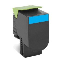 Tóner Lexmark cian alto rendimiento para CS510DE, CS310DN, 3.000 páginas, hasta 5% de cobertura