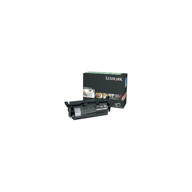 Tóner Lexmark negro alto rendimiento, para T654DN, T652DN, T650N, 25,000 páginas, hasta 5% de cobertura Tóner Lexmark negro alto rendimiento, para T654DN, T652DN, T650N, 25,000 páginas, hasta 5% de cobertura
