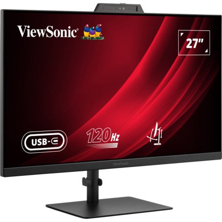 Monitor Viewsonic VG2741V, 68.6 cm (27"), 1920 x 1080 Pixeles, Full HD, LED, 4 ms, Negro