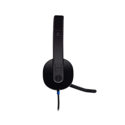 Diadema Logitech H540 negro conector USB control de audio integrado Windows, Mac OS, Chrome OS