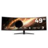 Monitor Gaming Curvo 49 Pulgadas 120hz, COSMOS TITAN MCT49X Balam Rush FreeSync/G-Sync Adaptativo,