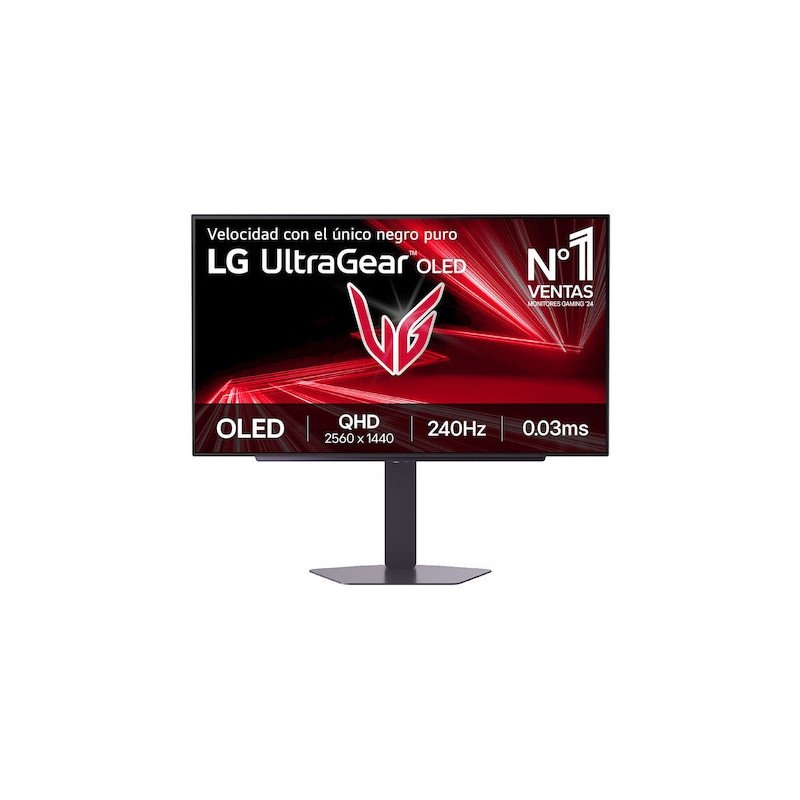 Monitor LG 27GX704A-B, 68.6 cm (27"), 2560 x 1440 Pixeles, Quad HD, OLED, 0.03 ms, Negro