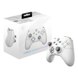 MSI FORCE GC300 WIRELESS WHITE Blanco USB 2.0 Gamepad Analógico PC