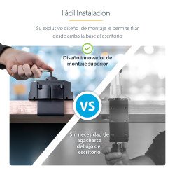 copia de Elevador para monitor StarTech.com 1MFSW-MONITOR-RISER, Independiente, 15 kg, Plata