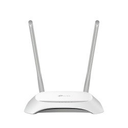 Router inalámbrico TP-Link WISP 300mbps 802.11n/g/b 4 puertos LAN 10/100 1 puerto WAN 10/100 2 antenas fijas externas (software