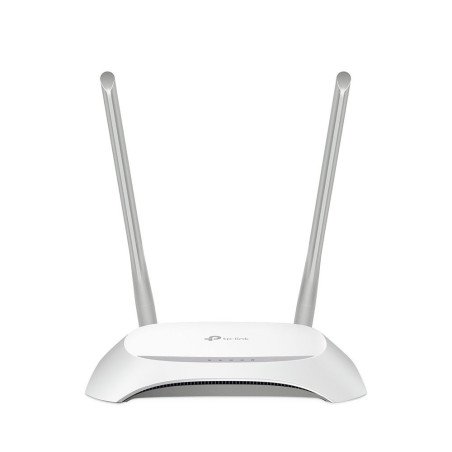 Router inalámbrico TP-Link WISP 300mbps 802.11n/g/b 4 puertos LAN 10/100 1 puerto WAN 10/100 2 antenas fijas externas (software