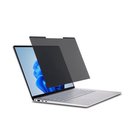 Filtro de privacidad magnético KENSINGTON para Surface Laptop de 13, 8 Pulgadas, K58363WW, color negro, reversible MATE  BRILLAN