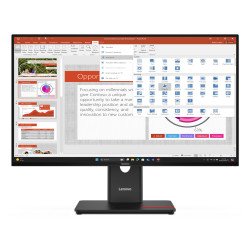 Monitor Lenovo ThinkVision T27-40, 27 pulgadas FHD, Resolución 1920x1080, Tiempo de respuesta de 4 ms, Color Negro, Garantía de