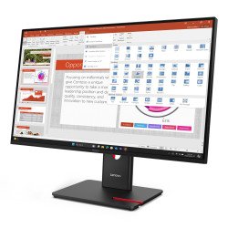 Monitor Lenovo ThinkVision T27-40, 27 pulgadas FHD, Resolución 1920x1080, Tiempo de respuesta de 4 ms, Color Negro, Garantía de