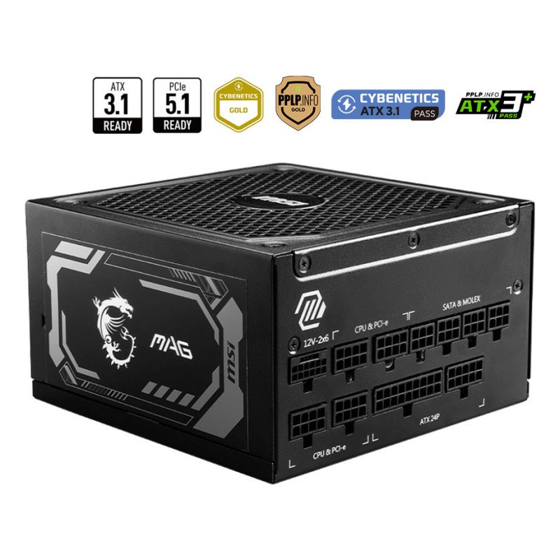 copia de Fuente de poder Gigabyte gp-ud850gm pg5 v2, 850w, 80 plus Gold