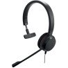 Diadema Jabra Evolve 20, Alámbrico, 150 - 7000 Hz, Oficina/Centro de llamadas, 104 g, Auriculares, Negro