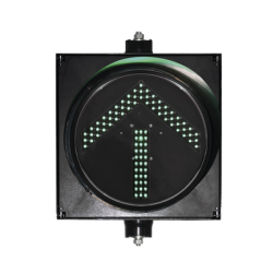Semáforo, Señalización Flecha Verde, Diámetro 30cm, Luz LED .