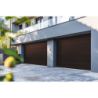 Sección para puerta de Garage, Lisa, Imitación Madera, BLACK WALNUT, Para GARAGE108B, Estilo Americana.