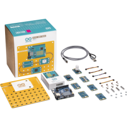 Kit Arduino Plug and Make, UNO R4 WiFi 48 MHz, 7 Modulino Nodes I2C Qwiic, Cloud IoT, Educación Maker, Solder-Free