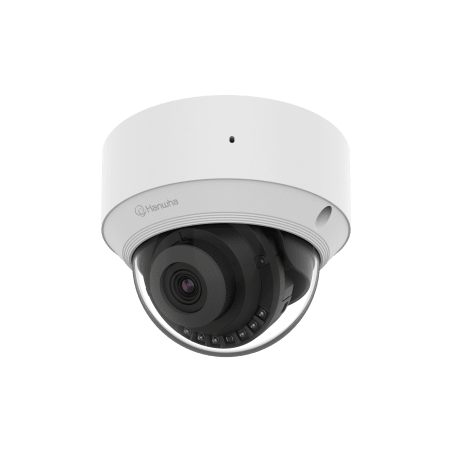 Cámara IP Tipo domo Interior 5 Megapíxel, Lente fijo 3mm, IR 25M, WDR 120db, H.265 & WiseStream, Inteligencia Artificial Detecci