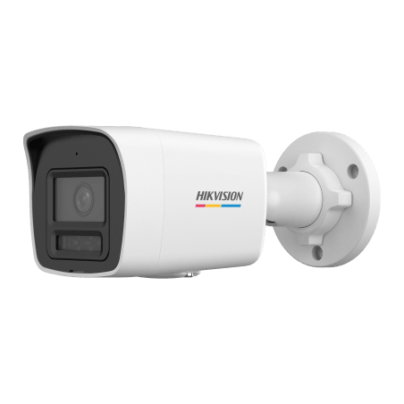 Cámara Bala IP 4 Megapixel, Lente 2.8 mm, Dual Light (30 mts IR + 30 mts Luz Blanca), Micrófono Integrado, Exterior IP67, WDR, P