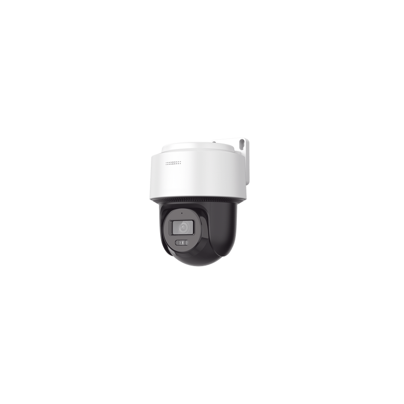 Cámara Domo PT IP 4 Megapixel, Lente 4 mm , Dual Light (30 mts IR + 30 mts Luz Blanca) , Autoseguimiento en Humanos, PoE, IP66,