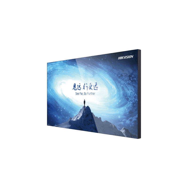 Pantalla LCD 65" 4K para Videowall, Entrada HDMI, VGA, DVI, DP, Monitor Robusto, Bisel Delgado (3.5 mm), Daisy Chain (Conexion e