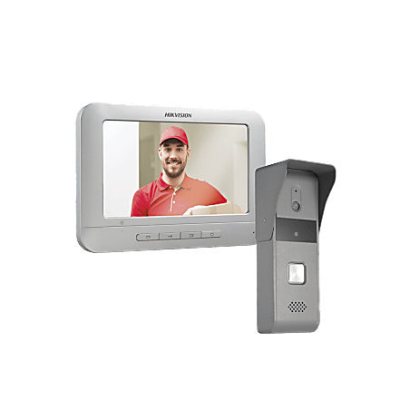 Kit de Videoportero Analógico con Pantalla LCD a Color de 7", Frente de Calle para Exterior IP65, Salida de Relevador