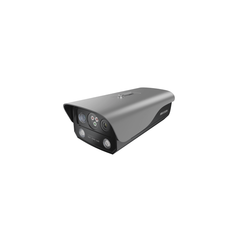 Cámara IP de Detección Térmica de Incendios, Detección de Llamas y Temperaturas Anormales, 4 Megapíxel (Lente Óptico) + 1 Megapí