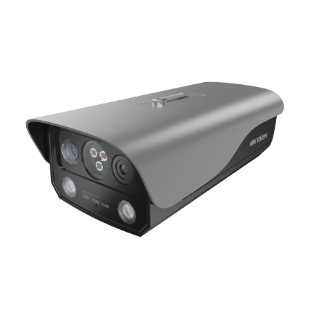 Cámara IP de Detección Térmica de Incendios, Detección de Llamas y Temperaturas Anormales, 4 Megapíxel (Lente Óptico) + 1 Megapí