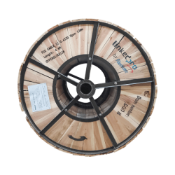 Carrete de 4 Km Fibra Óptica Aérea Figura 8 Armada Antirroedor G.652D, Monomodo de 12 Hilos, Exterior, Span 120