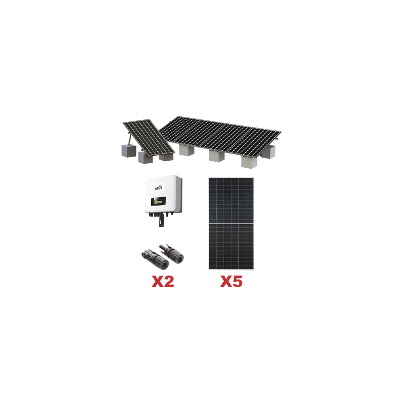 Kit Solar Interconexión , 3kW 220Vca, Inversor AFORE, Montaje Incluido