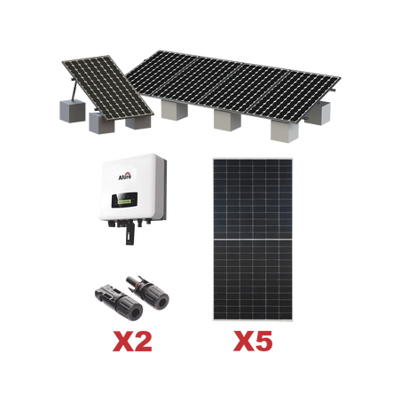 Kit Solar Interconexión , 3kW 220Vca, Inversor AFORE, Montaje Incluido