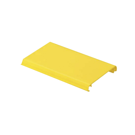 Tapa Con Bisagra a Presión Para Canaleta FiberRunner™ FR4X4YL10, de PVC Rígido, Color Amarillo, 3 m de Largo