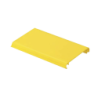 Tapa Con Bisagra a Presión Para Canaleta FiberRunner™ FR4X4YL10, de PVC Rígido, Color Amarillo, 3 m de Largo
