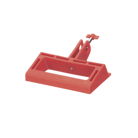 Bloqueador LOTO de Manija Grande para Disyuntores de Caja Moldeada, 2.24" (56.8m) Largo x 3.75" (95.2mm) Ancho. Color rojo