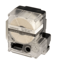 Casete de 75 Etiquetas Autolaminadas Turn-Tell, Con Rotación para Mejor Visibilidad, para Cables Categoría 6 FTP y categoría 6a/