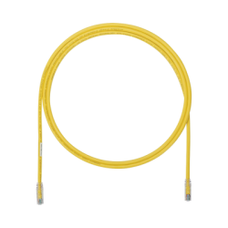 Cable de Parcheo UTP, Cat6A, 24 AWG, CM, Color Amarillo, 18ft
