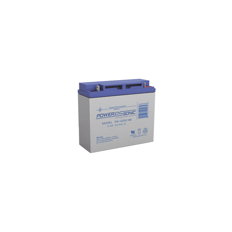 Batería 12V, 20AH, Para Respaldo, Tecnologías AGM/VRLA, 5 Años Vida Útil, Terminales NB2, Reconocida UL