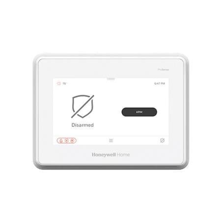Sistema de Alarma con Pantalla Touch de 7" Compatible con sensores Inalámbricos DSC, Bosh, 2GIG,ITI y Serie 5800 agregando el mó