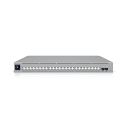 UniFi Switch USW-Pro-XG-24-PoE, Capa 3, 24 puertos PoE+++ (16 × 10 GbE, 8 × 2,5 GbE) + 2 puertos SFP28 25 G, 720 W PoE total
