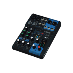 Mezcladora de Audio, 6 Canales, 2 entradas de micro/6 de línea (2 mono + 2 estéreo), Efectos Integrados, Alimentación Phantom