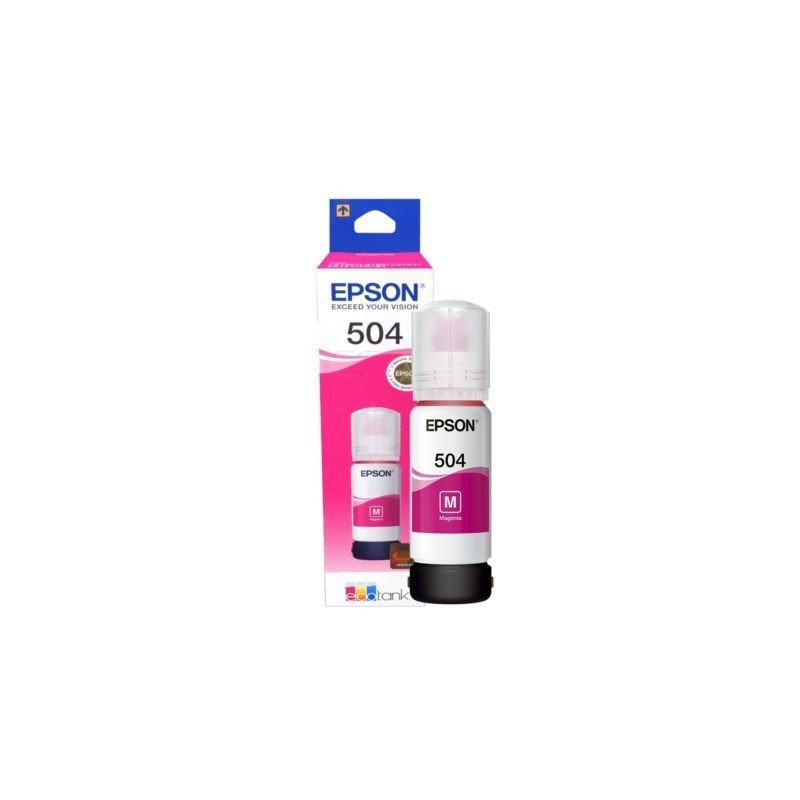 Cartucho Epson modelo T504 magenta, para L4150, L4160, tinta dye Cartucho Epson modelo T504 magenta, para L4150, L4160, tinta dye
