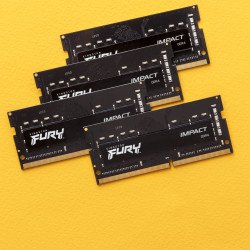 Memoria RAM Kingston Fury Impact SODIMM DDR4 16GB 3200MT S CL20 1RX8 1.2V (kit of 2)
