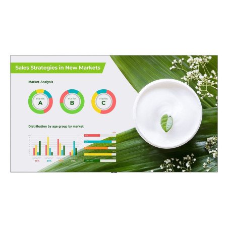 Pantalla plana publicitaria LG LAPA136-GF, de señalización digital, 3.45 m (136"), LED, 1920 x 1080 Pixeles, Wifi