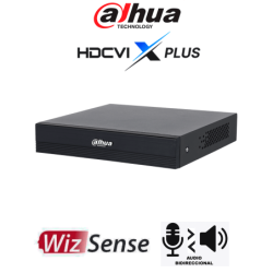 DVR de 4 canales 5MP Lite WizSense y H.265+, HDCVI X PLUS, Soporta 4 Canales+2 IP o Hasta 6 Canales IP, Audio Bidireccional en l