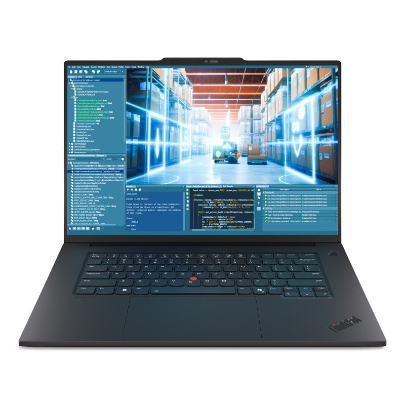 Laptop Lenovo ThinkPad P1 Gen 8, Intel Core Ultra 9, 40.6 cm (16"), 3840 x 2400 Pixeles, 64 GB, 2 TB, Windows 11 Pro