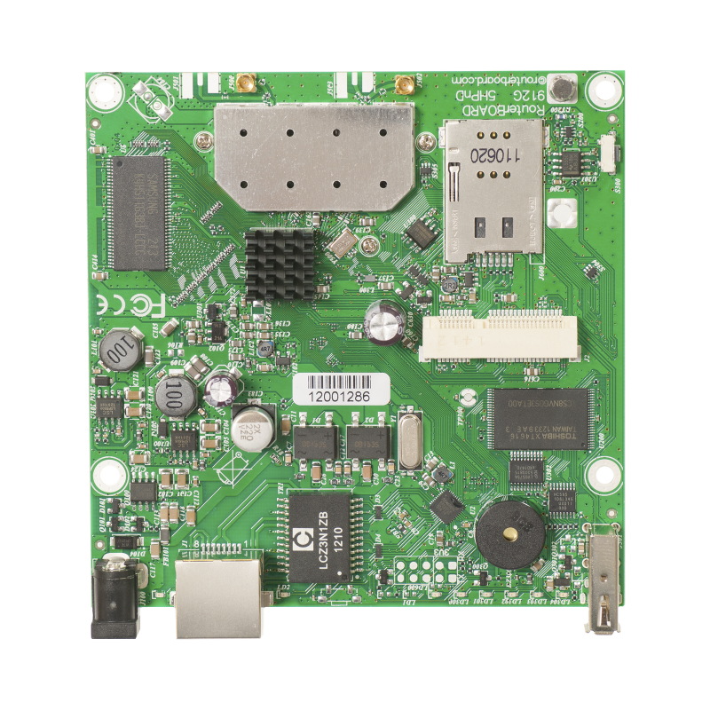 Board inalámbrico 5 GHz, 1 ranura miniPCi-e de expansión