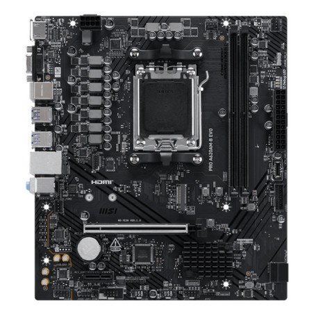 MSI PRO A620AM-B EVO placa base AMD A620A Enchufe AM5 ATX