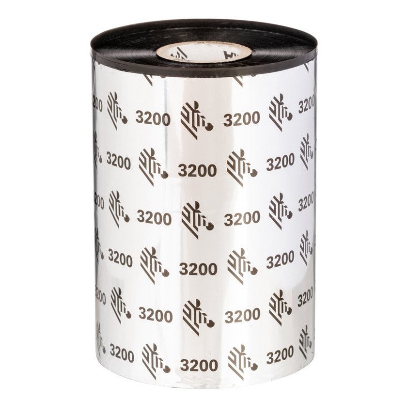 RIBBON CERA RESINA 110mmx450m (4.33inx1476ft), 3200, High Performance, 25mm (1in) core, Tabletop