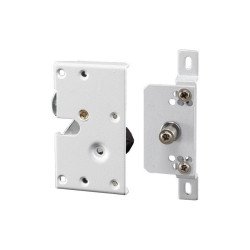 Cerradura eléctrica para puertas corredizas tipo gancho.