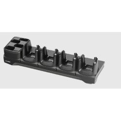 Cuna de Carga Zebra con Ethernet para 4 terminales y 4 Baterías, Requiere PWR-BGA12V108W0WW, CBL-DC-381A1-01, 23844-00-00R