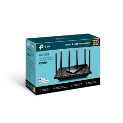 Enrutador portátil TP-Link Archer AX72, Wi-Fi 6 (802.11ax), Doble banda (2,4 GHz / 5 GHz), Ethernet, Negro