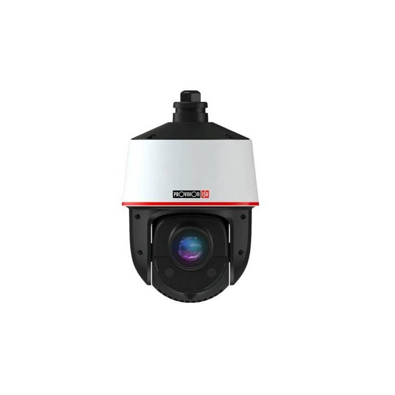 Camara PTZ IP 2 MP, Zoom Optico de 25x, IR hasta 300 metros, Rango panorámico 360°, Rango de inclinación 185°, PoE, Onvif, IP66
